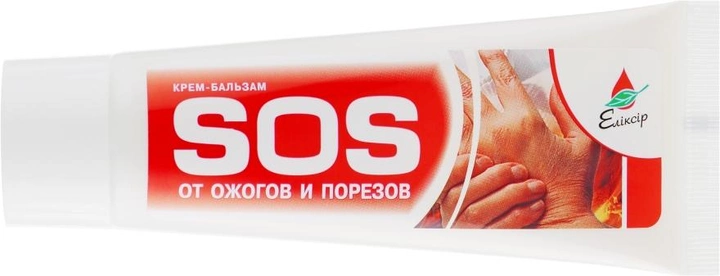 Крем-бальзам "SOS" від опіків та порізів - Еліксир 75ml (420127-31473) - зображення 2