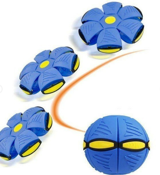 Фріз М'яч трансформер 2 в1 Flat Ball Disk M12081 Синій - изображение 3