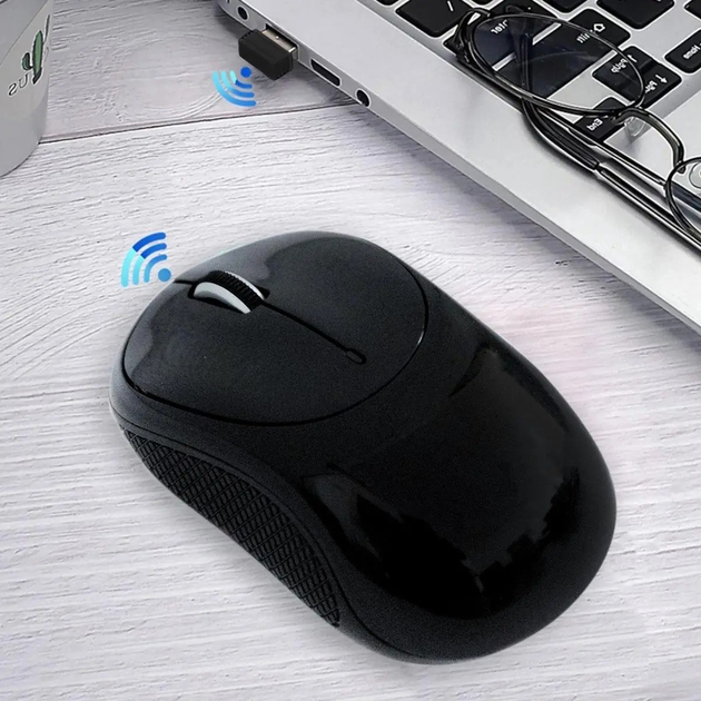 Комп'ютерна мишка бездротова Wireless Mouse G-185 Чорна, блютуз мишка ...