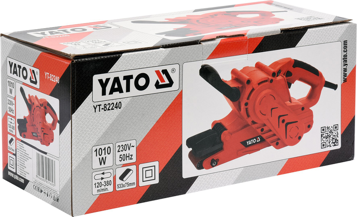 Стрічкова шліфмашина YATO YT-82240 - зображення 4