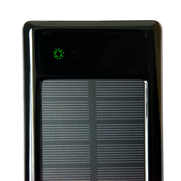 Повербанк на сонячній батареї Solar Power Bank UKC 20000mAh Чорний ...