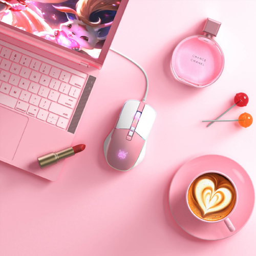 Миша ONIKUMA Gaming CW916 INST-725f white-pink - Фото 2 Миша ONIKUMA Gaming CW916 INST-725f white-pink - зображення 2