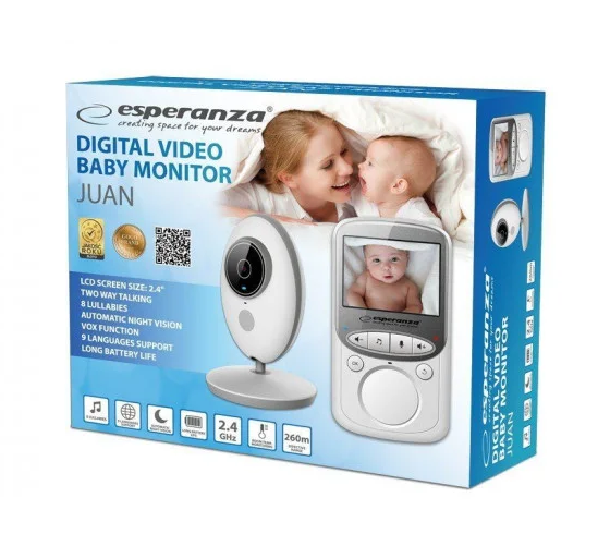 Відеоняня Esperanza EHM003 Juan LCD 2.4 - Фото 2 Відеоняня Esperanza EHM003 Juan LCD 2.4 - зображення 2