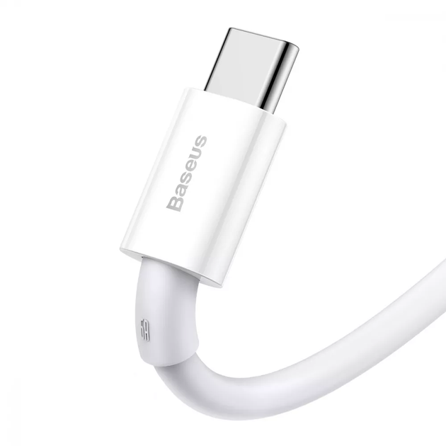 Кабель Baseus Superior Series Fast Charging USB to Type-C 66W 100см CATYS-02 white - изображение 2