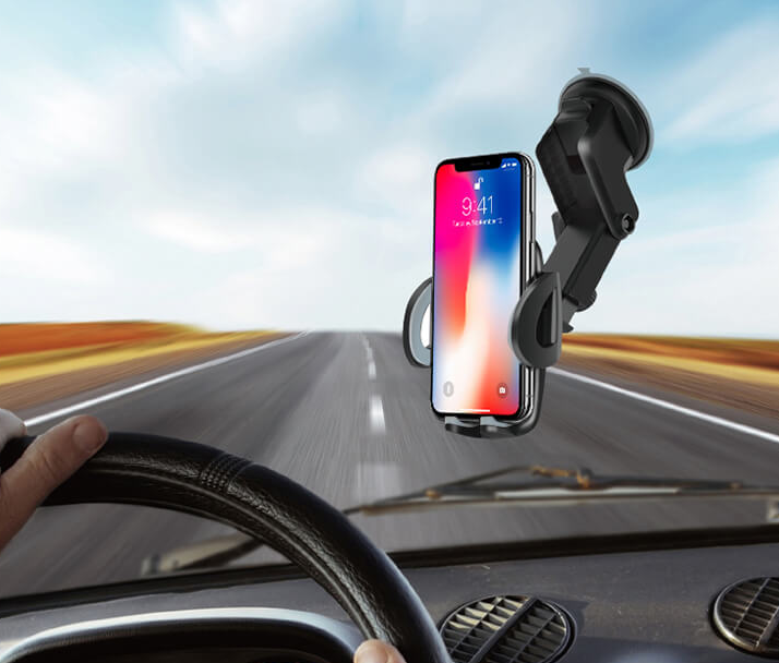 Держатель для телефона в машину HOCO cool run car holder CA31A black - изображение 2