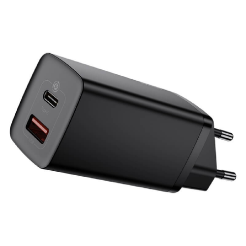 Адватер BASEUS мережевий GaN2 Lite Quick Charger 3A PD QC CCGAN2L-B02 black - Фото 1 Адватер BASEUS мережевий GaN2 Lite Quick Charger 3A PD QC CCGAN2L-B02 black - изображение 1
