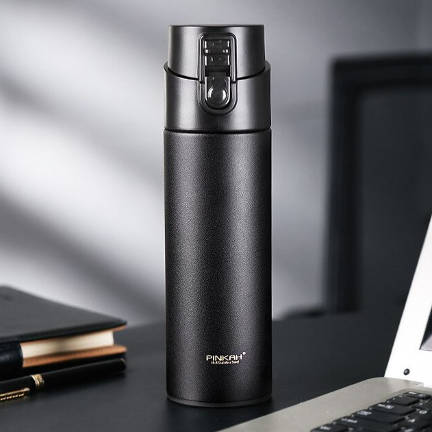 Термос з заварник Pinkah PJ-3509 чорний, 530 мл – фото, відгуки ...