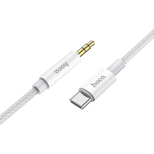 Кабель HOCO AUX to Type-C digital audio conversion cable UPA19 1M silver - Фото 2 Кабель HOCO AUX to Type-C digital audio conversion cable UPA19 1M silver - изображение 2