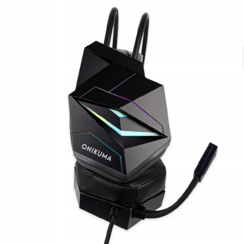 Навушники ONIKUMA Gaming with RGB LED X20 7.1 black - Фото 4 Навушники ONIKUMA Gaming with RGB LED X20 7.1 black - зображення 4