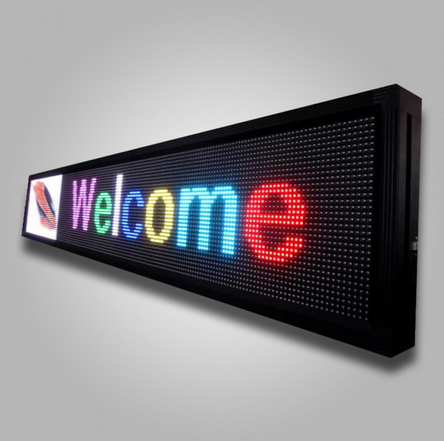 Світлодіодне табло для реклами 135x40 см RGB/WI-FI - зображення 4