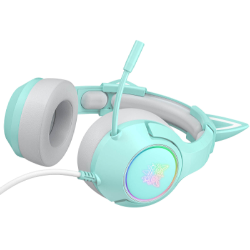 Навушники ONIKUMA Gaming CAT with LED K9 2.2м green - зображення 4
