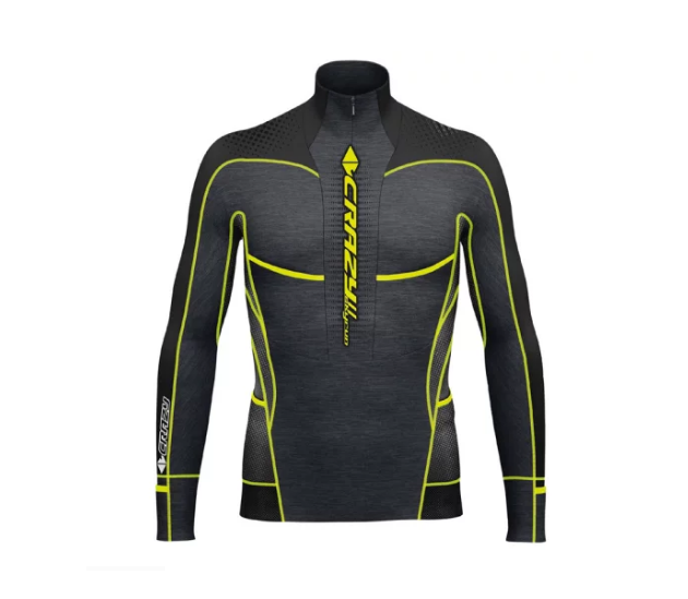 Кофта мужская с карманами SKY RUN-TRAIL MAN YELLOW FLUO L - Фото 1 Кофта мужская с карманами SKY RUN-TRAIL MAN YELLOW FLUO L - изображение 1