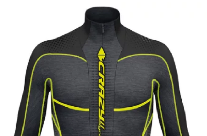 Кофта мужская с карманами SKY RUN-TRAIL MAN YELLOW FLUO L - Фото 2 Кофта мужская с карманами SKY RUN-TRAIL MAN YELLOW FLUO L - изображение 2