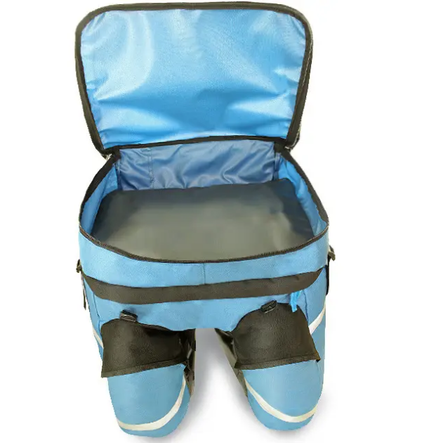 Рюкзак-штани на багажник з верхнім завантаженням Travel Extreme MONO 75L BLUE - Фото 4 Рюкзак-штани на багажник з верхнім завантаженням Travel Extreme MONO 75L BLUE - зображення 4