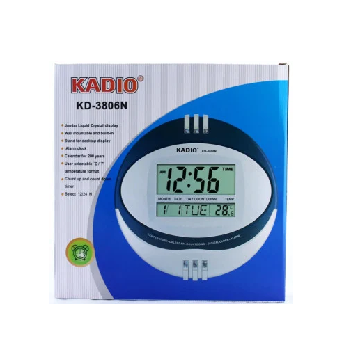 Часы настольные | настенные цифровые Kadio KK 3806N - изображение 3