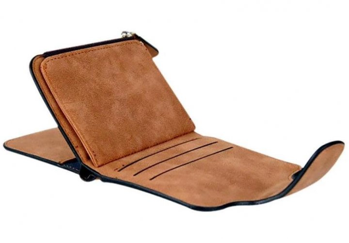 Кошелек женский Baellerry N2346 12х11см коричневый - изображение 5
