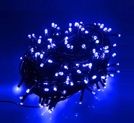 Гирлянда-бахрома Xmas уличная 7404 LED 150 3.3Line Short curtain W-2 10х1.5м с соединителем синяя - Фото 1 Гирлянда-бахрома Xmas уличная 7404 LED 150 3.3Line Short curtain W-2 10х1.5м с соединителем синяя - изображение 1