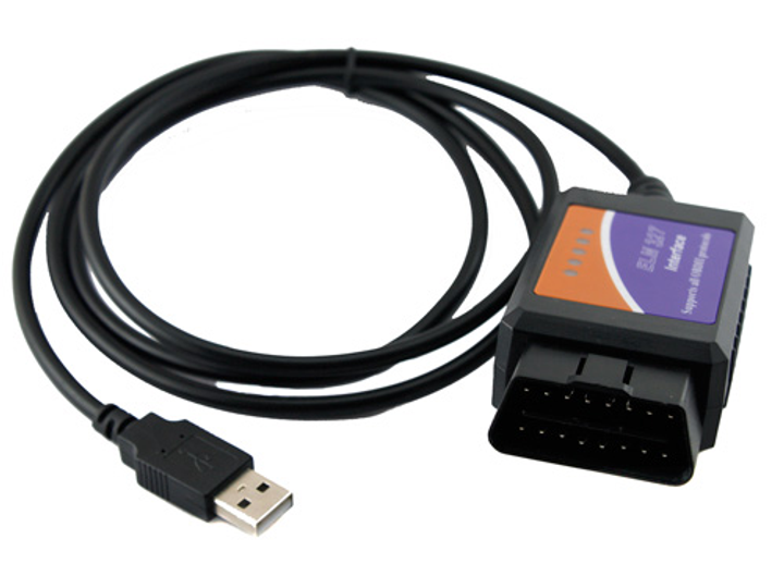 Автосканер Адаптер ELM327 v 1.5а USB OBD II(на схеме pic18f25k80)