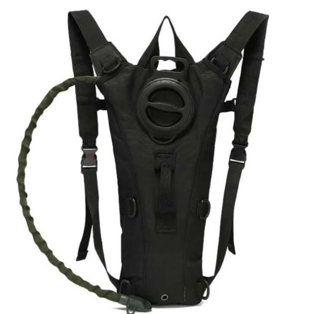 Рюкзак тактичний військовий із питною системою Tactical A41 чорний - зображення 1