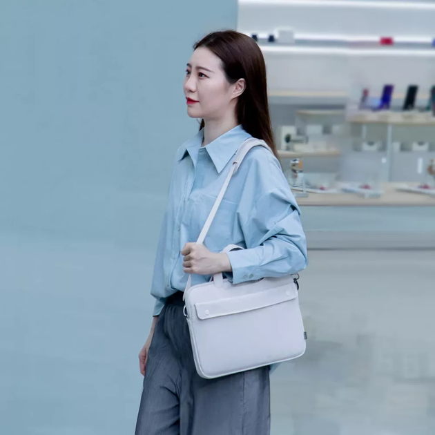 Сумка для ноутбука BASEUS LBJN-H0G Basics Series Shoulder Computer 16 дюймов white - изображение 4