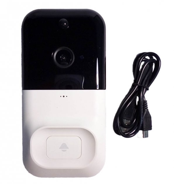 Беспроводная видеокамера дверного звонка домофон SMART DOORBELL X5 wifi + 3 batteries 18650 - изображение 6