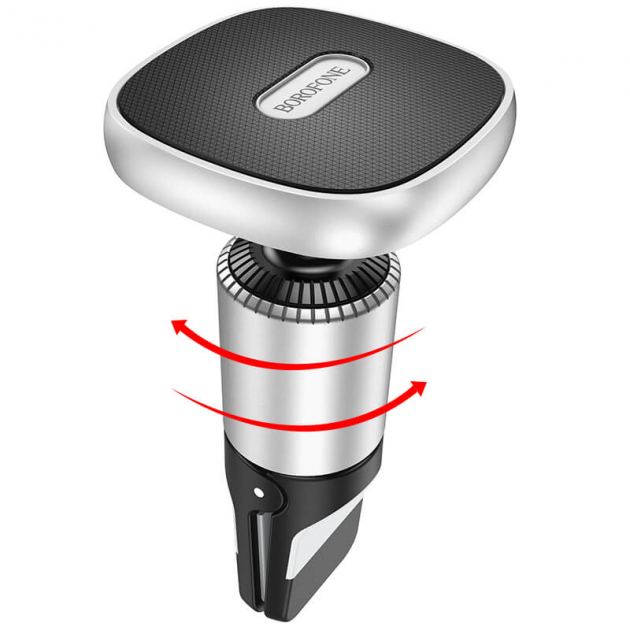 Автомобільний магнітний утримувач BOROFONE Smart air outlet magnetic car bracket extended version BH44 - Фото 9 Автомобільний магнітний утримувач BOROFONE Smart air outlet magnetic car bracket extended version BH44 - зображення 9