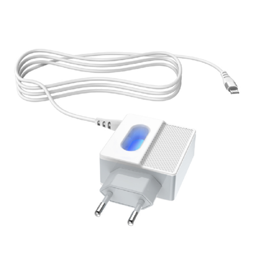 Адаптер HOCO мережевий Type-C cable C75 2USB 2.4A white - Фото 1 Адаптер HOCO мережевий Type-C cable C75 2USB 2.4A white - изображение 1