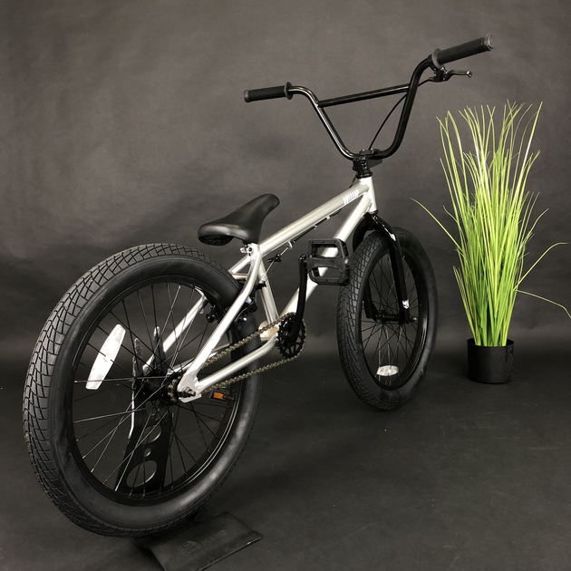 Велосипед BMX Outleap Clash 20", 2022, срібний - зображення 2