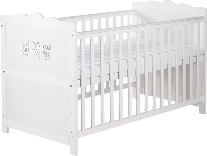 Детская кроватка-диван Klups Marsell 140 х 70 см Белая (MARSELL1 ...