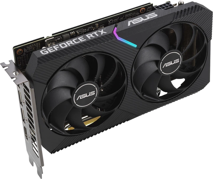 Видеокарта Asus PCI-Ex GeForce RTX 3060 Dual 8GB GDDR6 (128bit) (1807/15000) (1 x HDMI, 3 x DisplayPort) (DUAL-RTX3060-8G) - изображение 6
