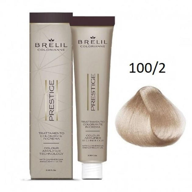 Краска для волос Brelil Colorianne Prestige 100/2 осветлитель жемчужная ...