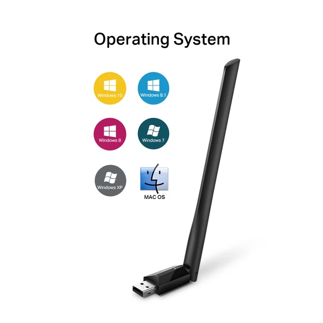 Адаптер WiFi TP-LINK Archer T2U plus AC600, USB (ARCHER-T2U-PLUS) - Фото 6 Адаптер WiFi TP-LINK Archer T2U plus AC600, USB (ARCHER-T2U-PLUS) - зображення 6
