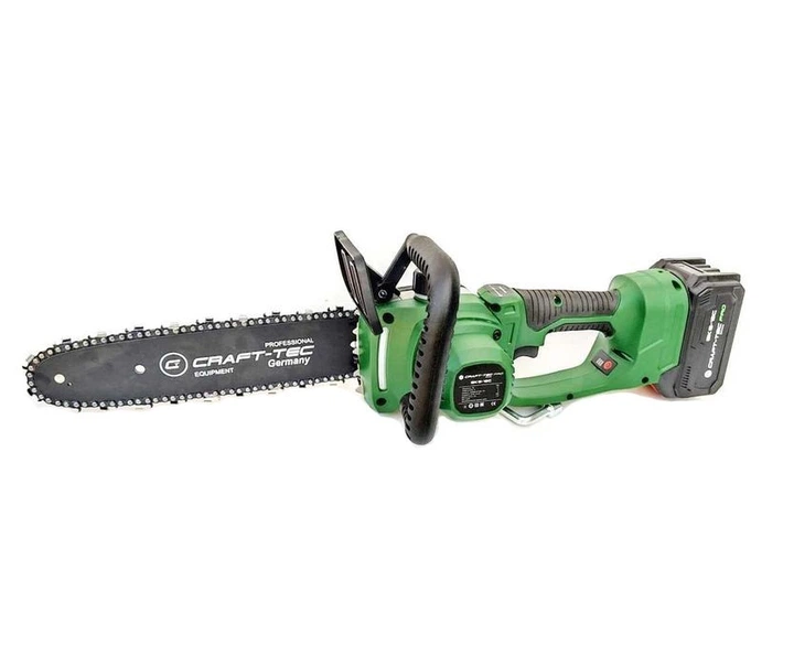 Аккумуляторная цепная бесщеточная мини-пила Craft-tec PRO EKS-12C (21V; 2 батареи 3А/ч; кейс, шина 250 мм) - Фото 1 Аккумуляторная цепная бесщеточная мини-пила Craft-tec PRO EKS-12C (21V; 2 батареи 3А/ч; кейс, шина 250 мм) - изображение 1