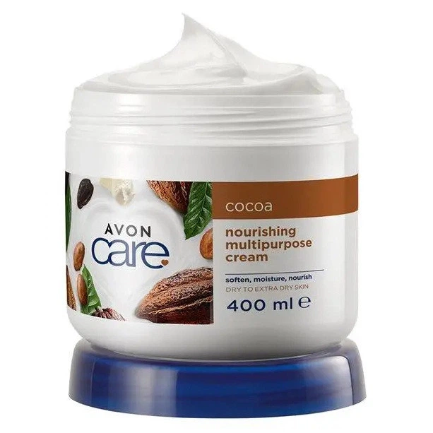 Крем для обличчя і тіла з маслом какао «Живлення» Avon (400 мл) - Фото 1 Крем для обличчя і тіла з маслом какао «Живлення» Avon (400 мл) - изображение 1