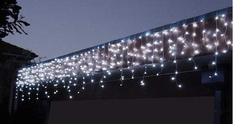 Вулична світлодіодна гірлянда бахрома Magnetic 3.3-W1 120LED 5 метрів, колір свічення білий, зі з'єднувачем, IP65 - Фото 9 Вулична світлодіодна гірлянда бахрома Magnetic 3.3-W1 120LED 5 метрів, колір свічення білий, зі з'єднувачем, IP65 - зображення 9