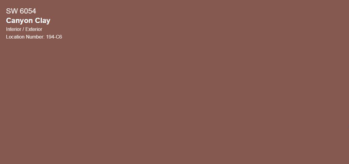 Тестер тонованої фарби DV Avalon Flat Enamel акрил-латексна глибокоматова colorpaint 0.25 л (SW 6054 Canyon Clay_test) - зображення 1