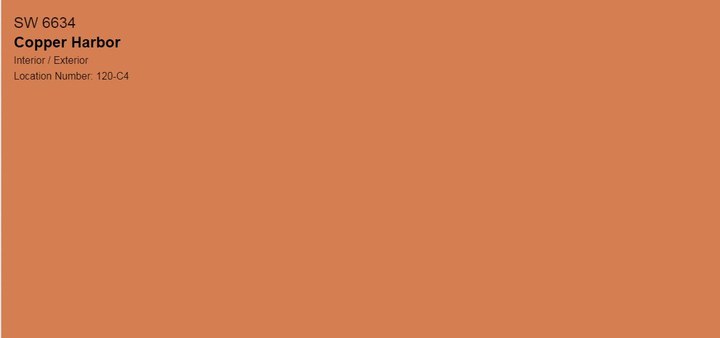 Тестер тонованої фарби DV Avalon Flat Enamel акрил-латексна глибокоматова colorpaint 0.25 л (SW 6634 Copper Harbor_test) - зображення 1