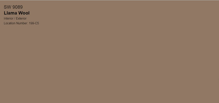 Тестер тонованої фарби DV Avalon Flat Enamel акрил-латексна глибокоматова colorpaint 0.25 л (SW 9089 Llama Wool_test) - зображення 1