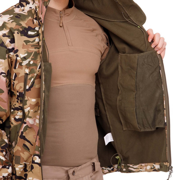 Куртка военная тактическая флисовая мужская теплая SP-Sport ZK-20 размер XXXL камуфляж Multicam - изображение 2