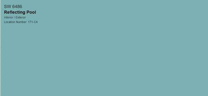 Тестер тонованої фарби DV Avalon Flat Enamel акрил-латексна глибокоматова colorpaint 0.25 л (SW 6486 Reflecting Pool_test) - зображення 1