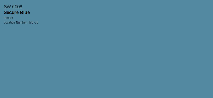 Тестер тонованої фарби DV Avalon Flat Enamel акрил-латексна глибокоматова colorpaint 0.25 л (SW 6508 Secure Blue_test) - зображення 1