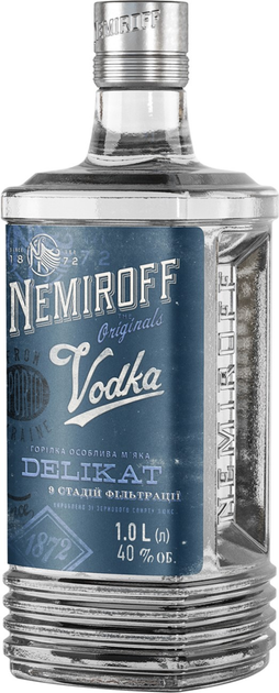 Горілка Nemiroff Делікат М'яка 1 л 40% (4820181420451) - зображення 2