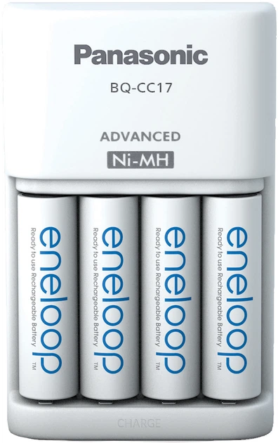 Ładowarka Panasonic Advanced Charger + Eneloop 4 AA 2000 mAh NI-MH (K-KJ17MCD40E) - obraz 2