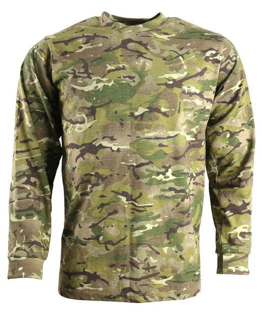 Кофта тактична KOMBAT UK Long Sleeve T-shirt, L мультікам - изображение 2