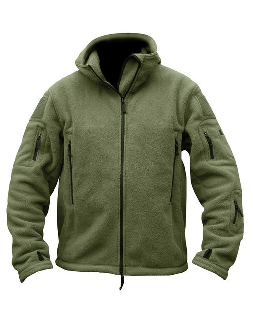 Фліс тактичний кофта KOMBAT UK Recon Hoodie, XXL олива - изображение 1