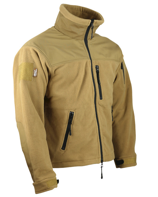 Фліс тактичний кофта KOMBAT UK Defender Tactical Fleece XL койот - изображение 2