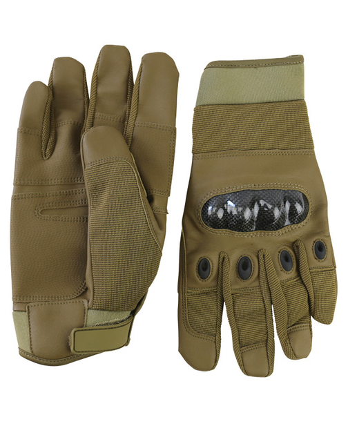 Рукавички тактичні KOMBAT UK Predator Tactical Gloves M-L, койот - изображение 2
