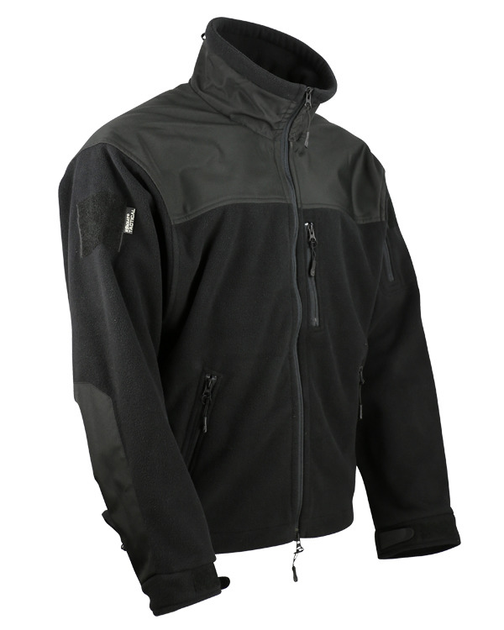 Фліс тактичний кофта KOMBAT UK Defender Tactical Fleece S чорний - зображення 2