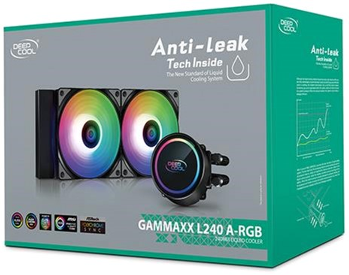 Система жидкостного охлаждения DeepCool Gammaxx L240 A-RGB (DP-H12CF-GL240-ARGB) - изображение 9