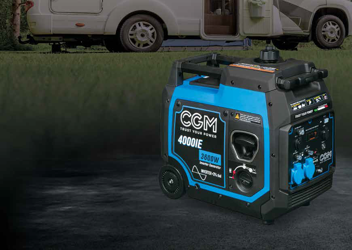 Генератор бензиновий інверторний CGM ITALY 4000IE 4kVA. Стартер, AVR + PGM технологія стабілізації напруги - изображение 3